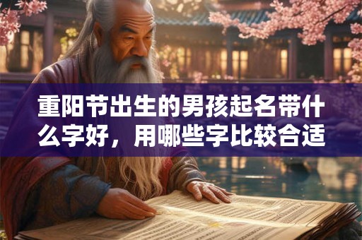 重阳节出生的男孩起名带什么字好，用哪些字比较合适