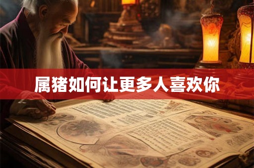 属猪如何让更多人喜欢你 属猪如何让更多人喜欢你