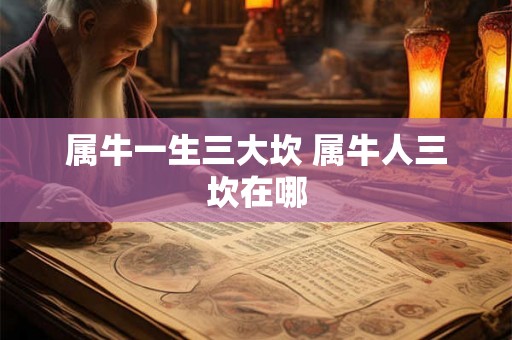 属牛一生三大坎 属牛人三坎在哪