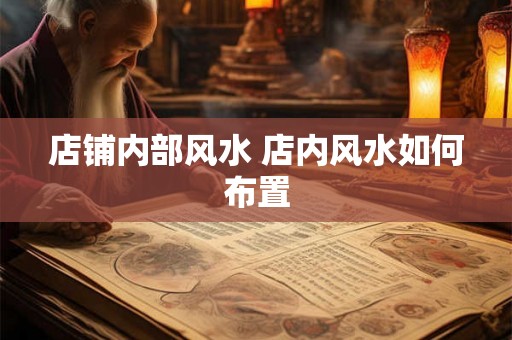 店铺内部风水 店内风水如何布置