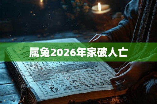 属兔2026年家破人亡