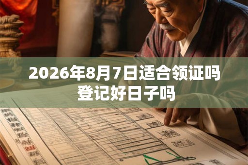 2026年8月7日适合领证吗 登记好日子吗
