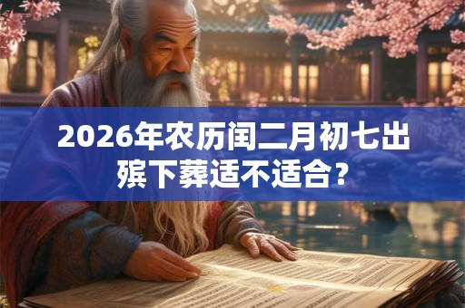 2026年农历闰二月初七出殡下葬适不适合？