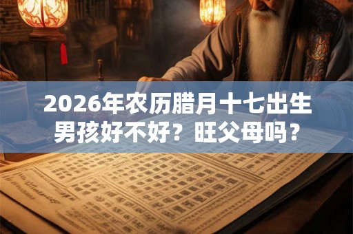 2026年农历腊月十七出生男孩好不好？旺父母吗？