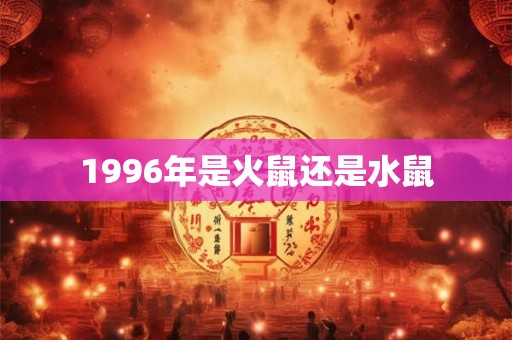 1996年是火鼠还是水鼠