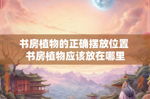 书房植物的正确摆放位置 书房植物应该放在哪里