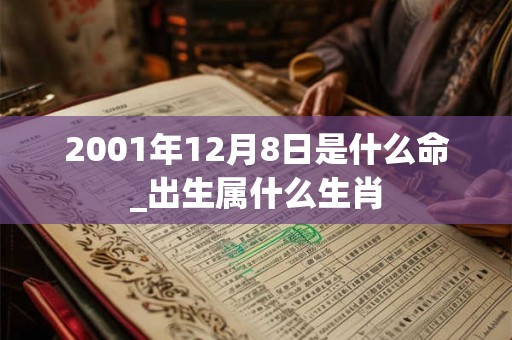 2001年12月8日是什么命_出生属什么生肖