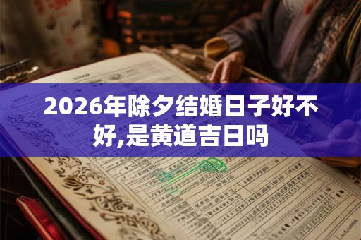 2026年除夕结婚日子好不好,是黄道吉日吗