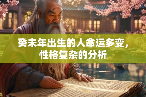 癸未年出生的人命运多变,性格复杂的分析 癸未年出生的人命运多变,性格复杂的分析
