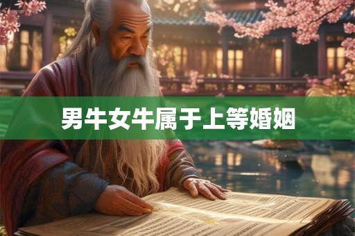 男牛女牛属于上等婚姻
