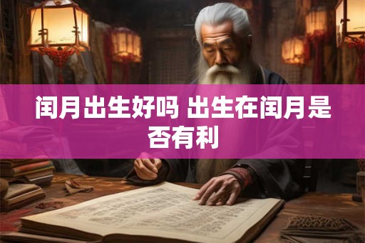 闰月出生好吗 出生在闰月是否有利
