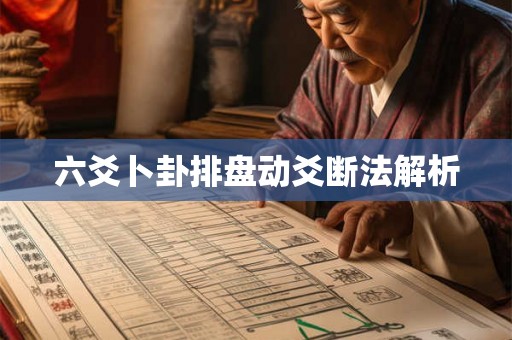 六爻卜卦排盘动爻断法解析