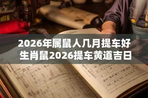 2026年属鼠人几月提车好 生肖鼠2026提车黄道吉日