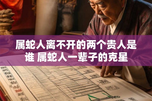 属蛇人离不开的两个贵人是谁 属蛇人一辈子的克星