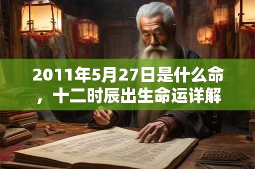 2011年5月27日是什么命，十二时辰出生命运详解