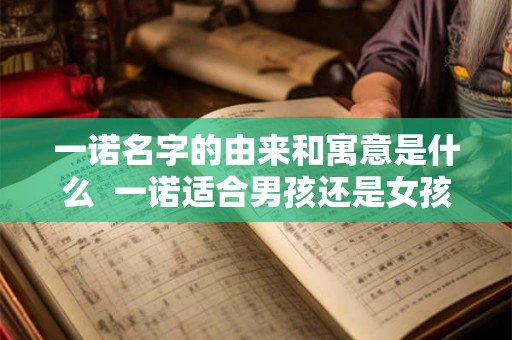 一诺名字的由来和寓意是什么 一诺适合男孩还是女孩 一诺名字的由来和寓意是什么 一诺适合男孩还是女孩