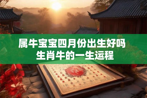 属牛宝宝四月份出生好吗  生肖牛的一生运程