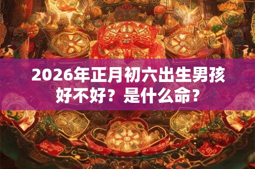2026年正月初六出生男孩好不好？是什么命？