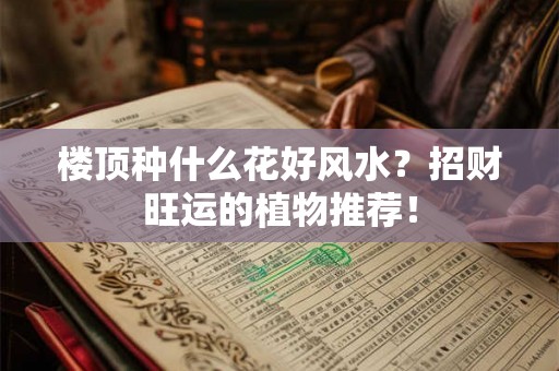 楼顶种什么花好风水？招财旺运的植物推荐！