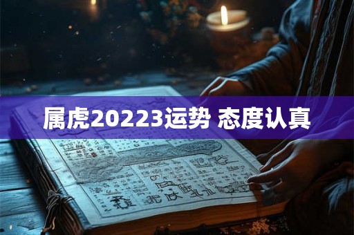 属虎20223运势 态度认真