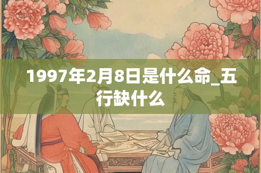1997年2月8日是什么命_五行缺什么