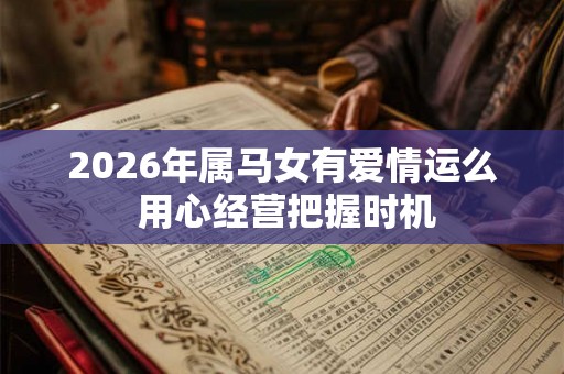 2026年属马女有爱情运么 用心经营把握时机
