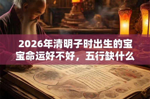 2026年清明子时出生的宝宝命运好不好,五行缺什么? 2026年清明子时出生的宝宝命运好不好,五行缺什么?