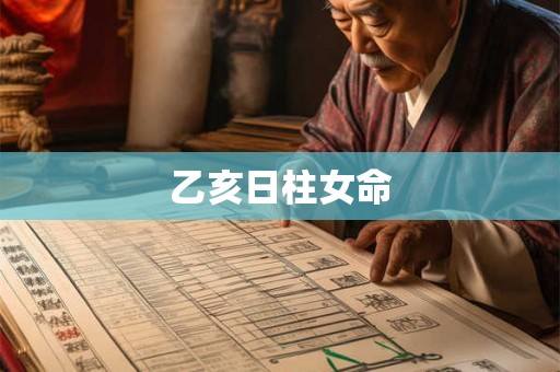 乙亥日柱女命