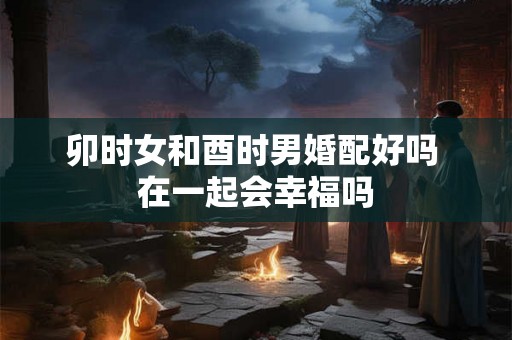 卯时女和酉时男婚配好吗 在一起会幸福吗