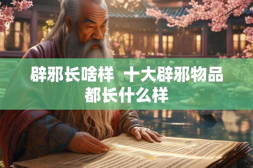 辟邪长啥样  十大辟邪物品都长什么样