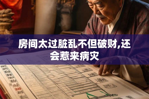 房间太过脏乱不但破财,还会惹来病灾