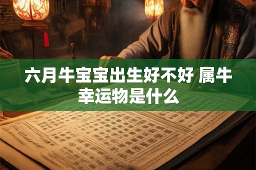六月牛宝宝出生好不好 属牛幸运物是什么