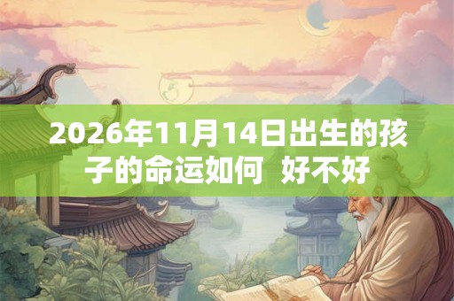 2026年11月14日出生的孩子的命运如何  好不好