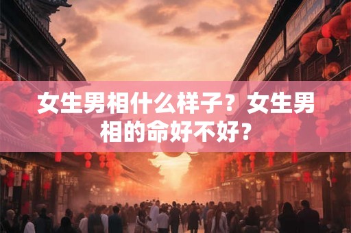 女生男相什么样子？女生男相的命好不好？