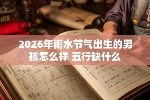 2026年雨水节气出生的男孩怎么样 五行缺什么