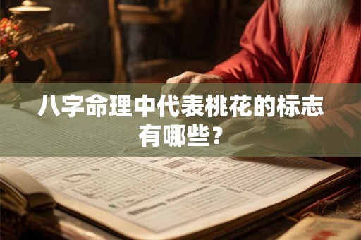 八字命理中代表桃花的标志有哪些？