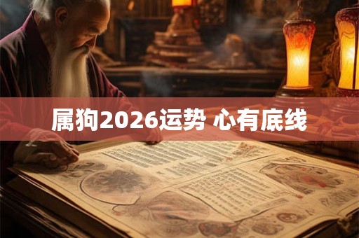 属狗2026运势 心有底线