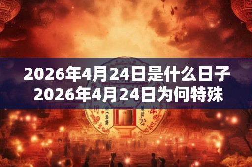 2026年4月24日是什么日子 2026年4月24日为何特殊