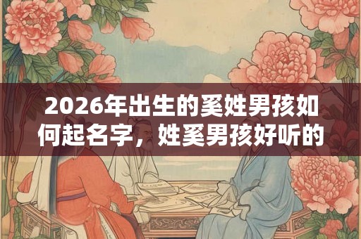 2026年出生的奚姓男孩如何起名字，姓奚男孩好听的名字