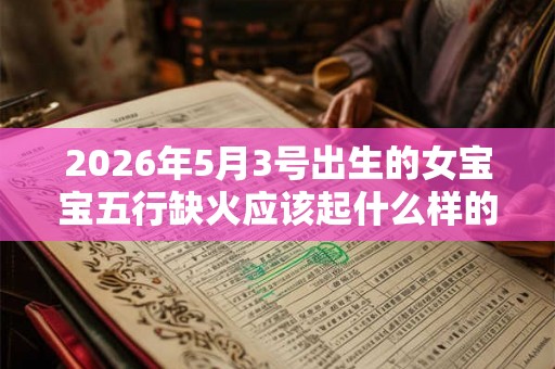 2026年5月3号出生的女宝宝五行缺火应该起什么样的名字 2026年5月3号出生的女宝宝五行缺火应该起什么样的名字