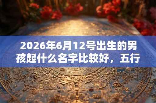 2026年6月12号出生的男孩起什么名字比较好,五行属什么 2026年6月12号出生的男孩起什么名字比较好,五行属什么