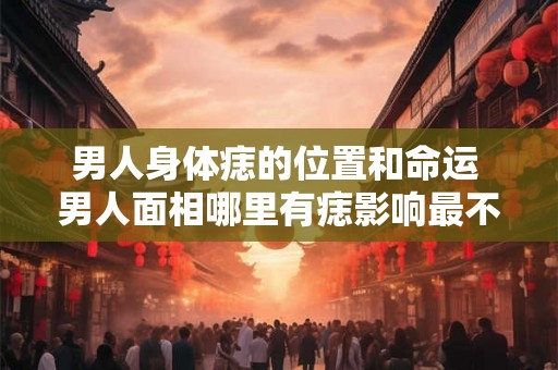 男人身体痣的位置和命运 男人面相哪里有痣影响最不好