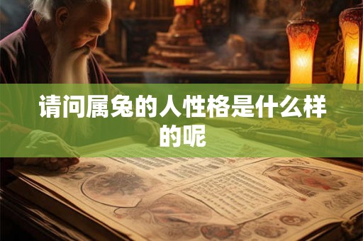 请问属兔的人性格是什么样的呢 请问属兔的人性格是什么样的呢