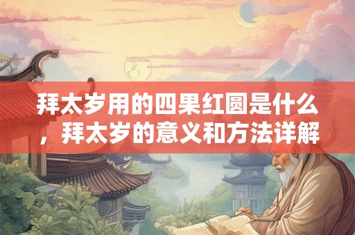 拜太岁用的四果红圆是什么，拜太岁的意义和方法详解