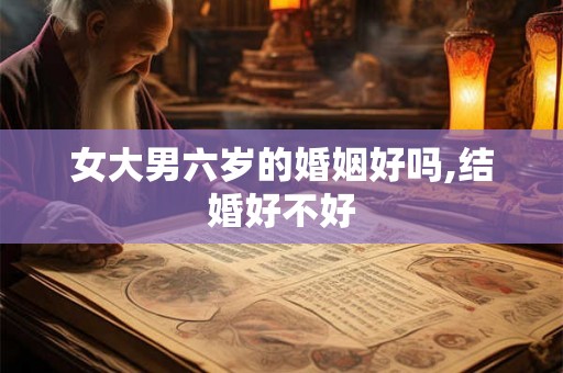 女大男六岁的婚姻好吗,结婚好不好
