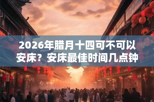 2026年腊月十四可不可以安床？安床最佳时间几点钟？