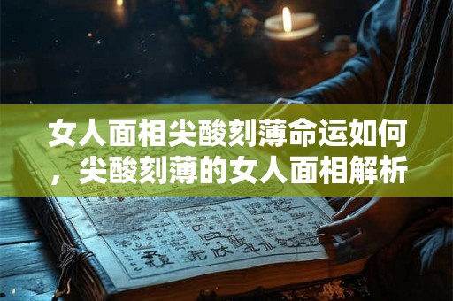 女人面相尖酸刻薄命运如何，尖酸刻薄的女人面相解析