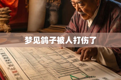 梦见鸽子被人打伤了