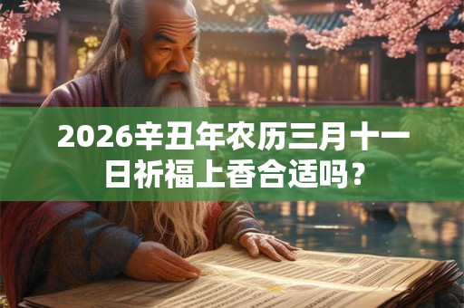 2026辛丑年农历三月十一日祈福上香合适吗？