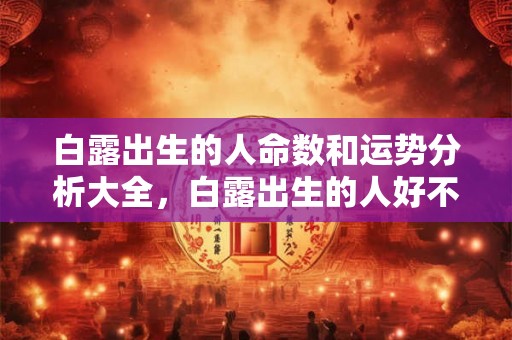 白露出生的人命数和运势分析大全,白露出生的人好不好? 白露出生的人命数和运势分析大全,白露出生的人好不好?